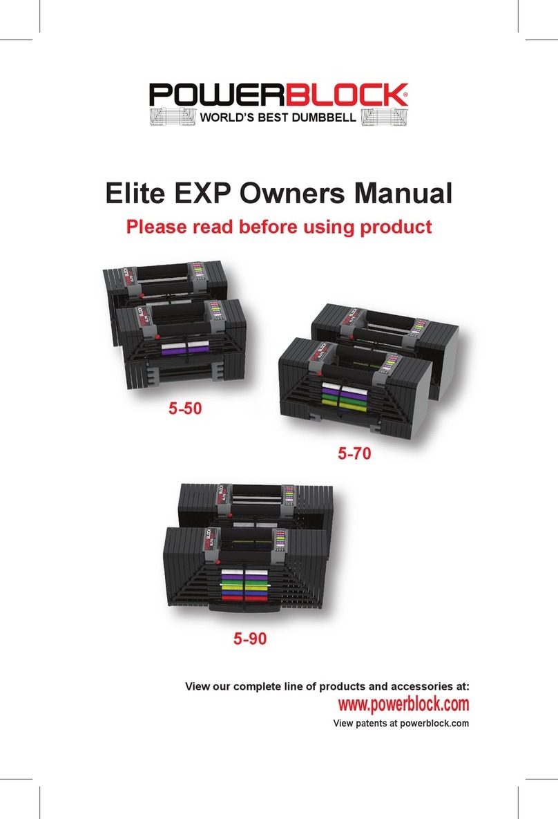 PowerBlock Elite EXP owner's manual