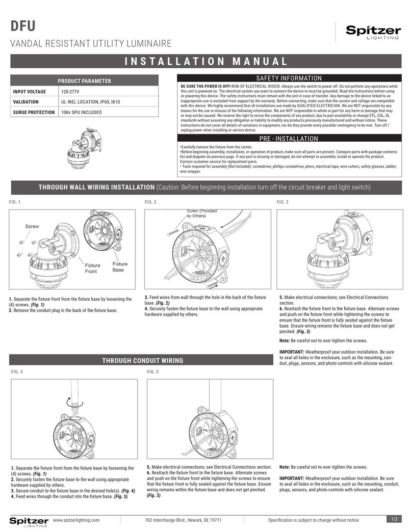 Spitzer LIGHTING DFU installation manual