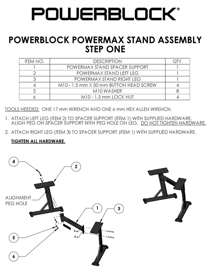 PowerBlock POWERMAX STAND Assembly