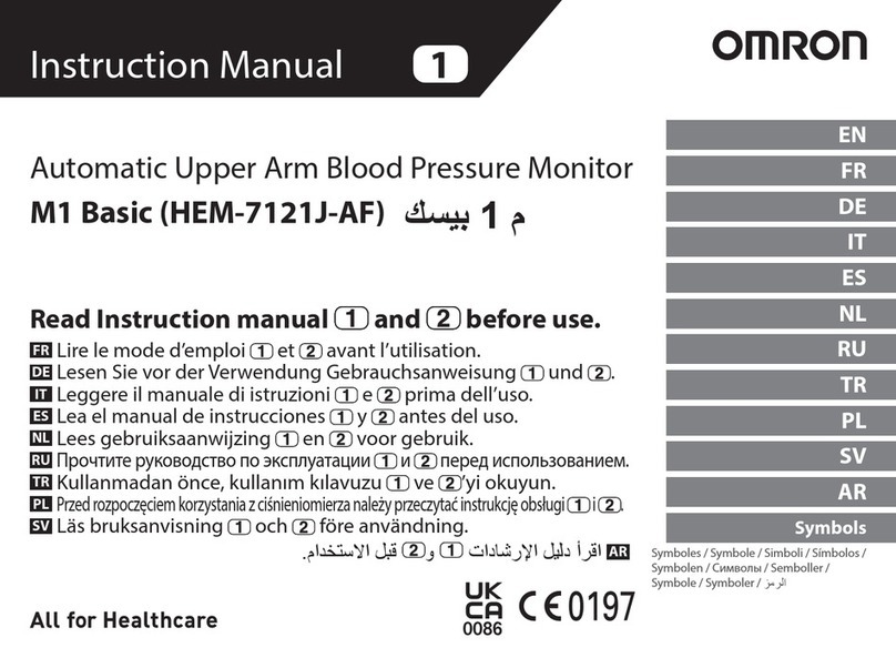 Omron M1 Compact User manual Omron M1 Compact User manual