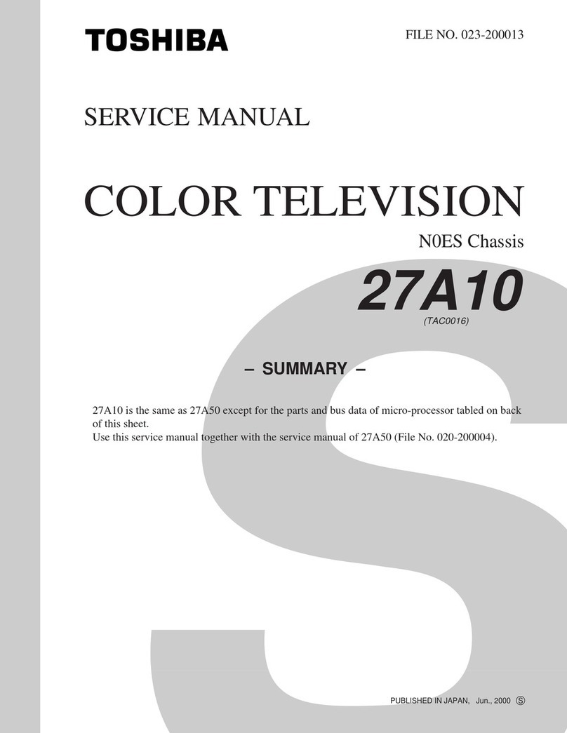 Toshiba 27A10 User manual Toshiba 27A10 User manual