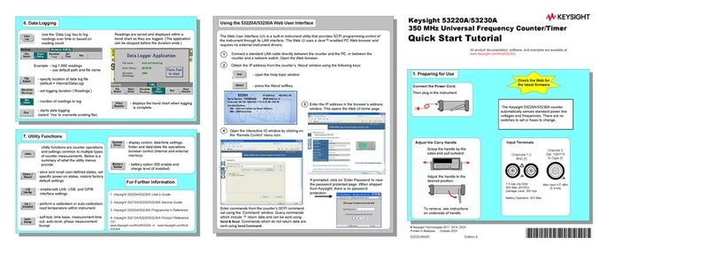 Keysight 53220A Quick start tutorial