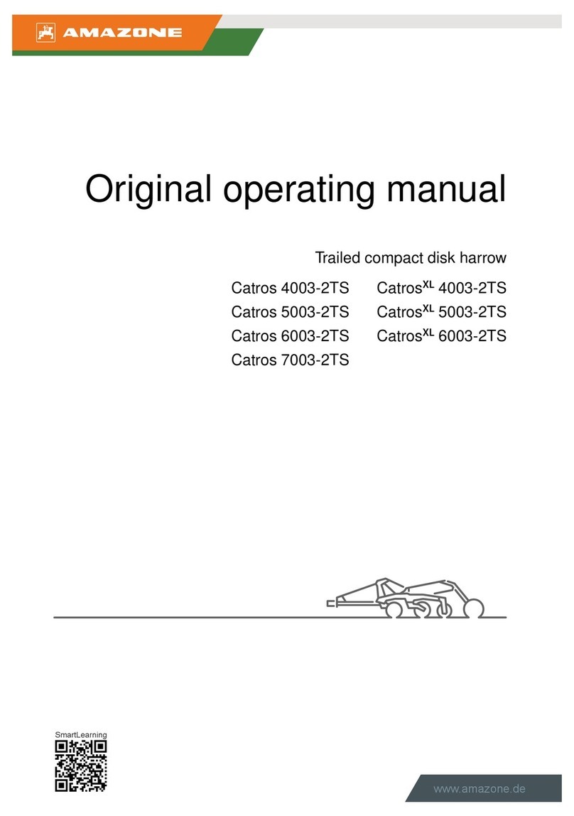 Amazone Catros 5003-2TS Installation instructions