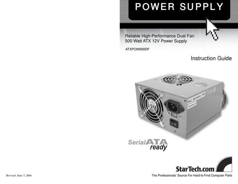 StarTech.com ATXPOW500DF Manual