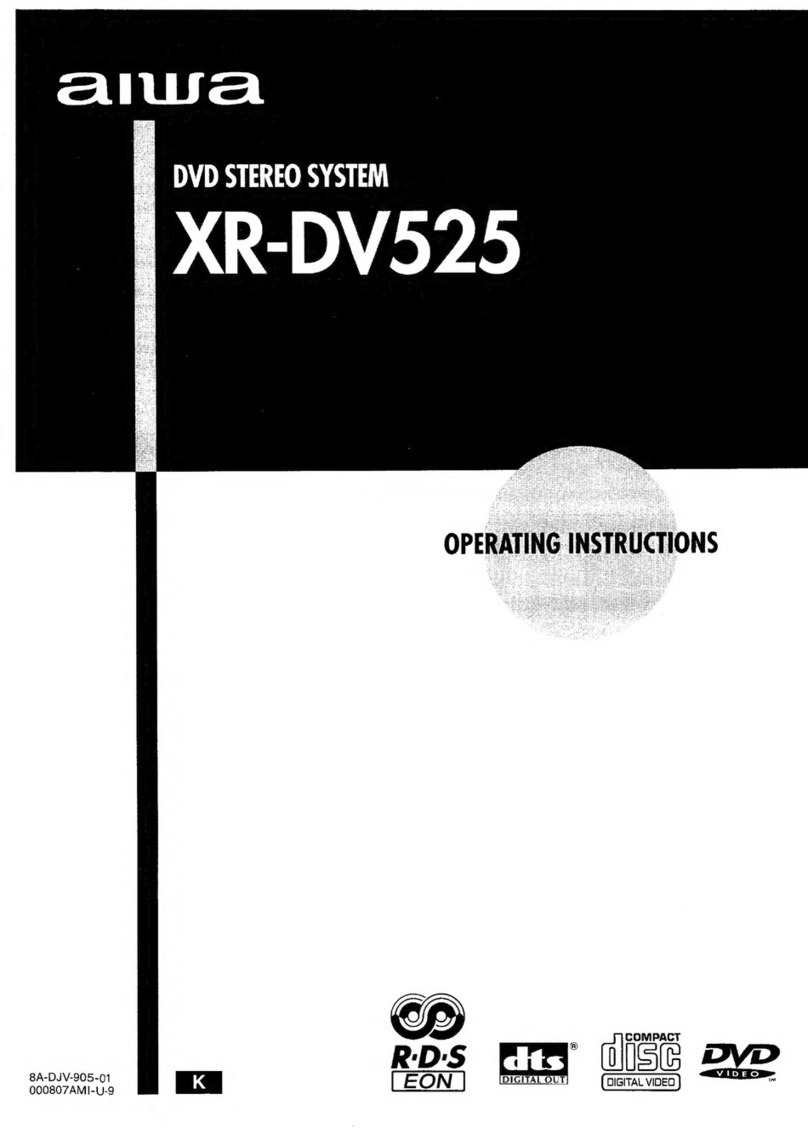 Aiwa XR-DV525 User manual