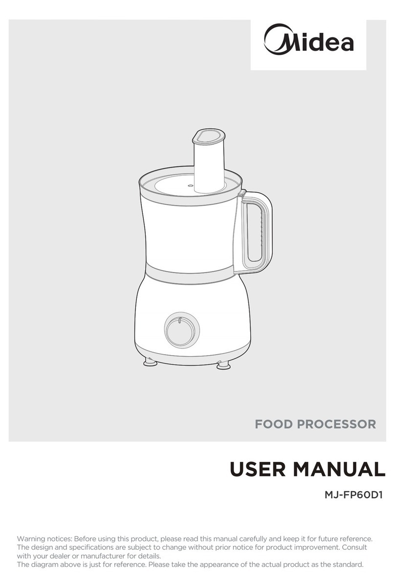 Midea MJ-FP60D1 user manual