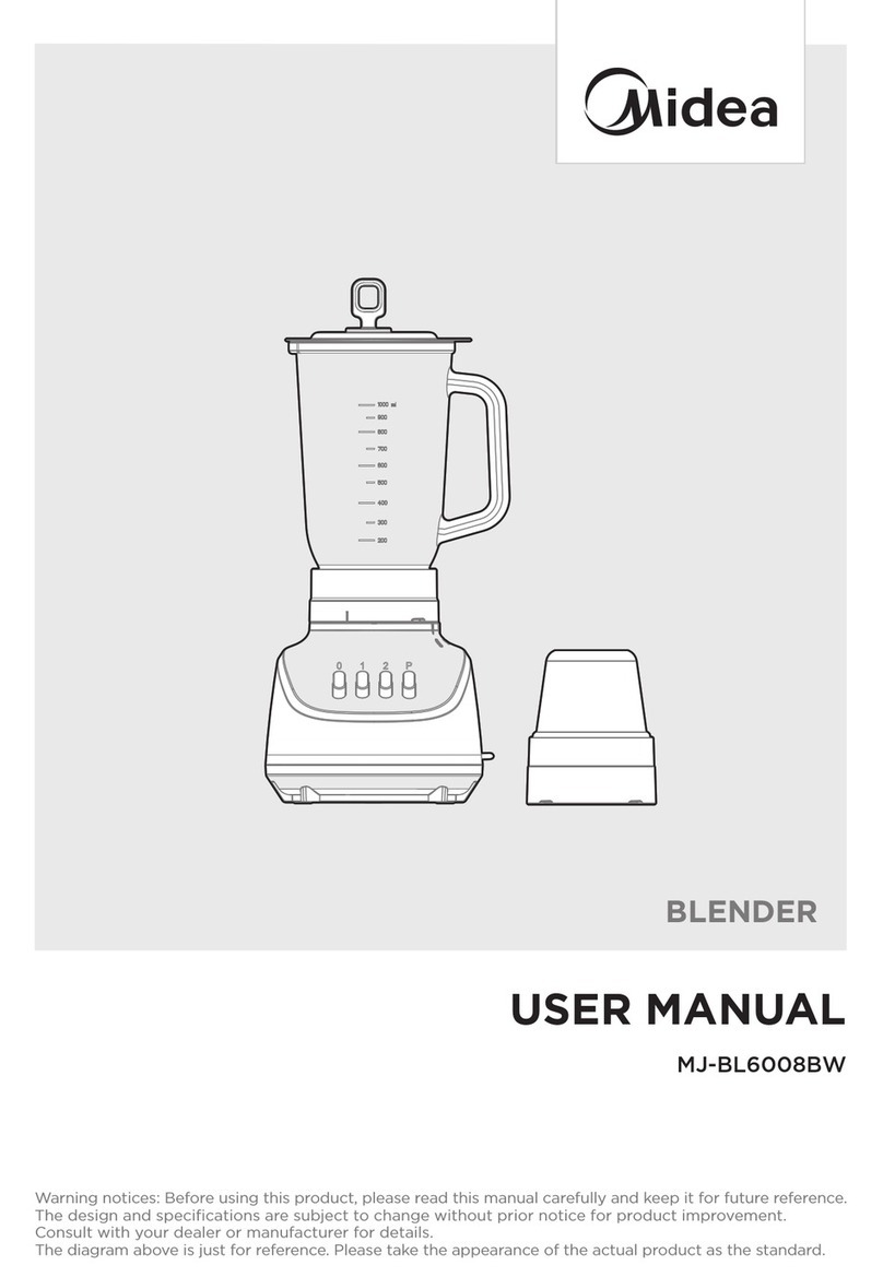 Midea MJ-BL6008BW User manual