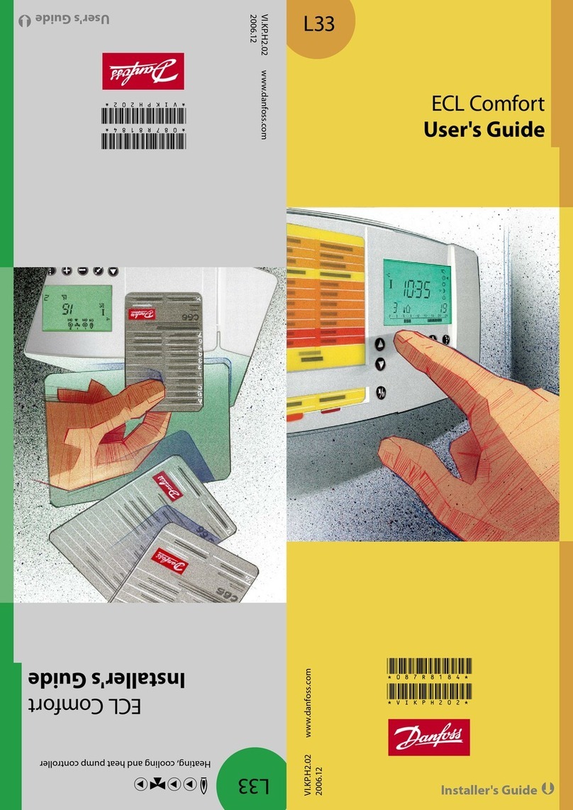 Danfoss ECL Comfort 301 User manual