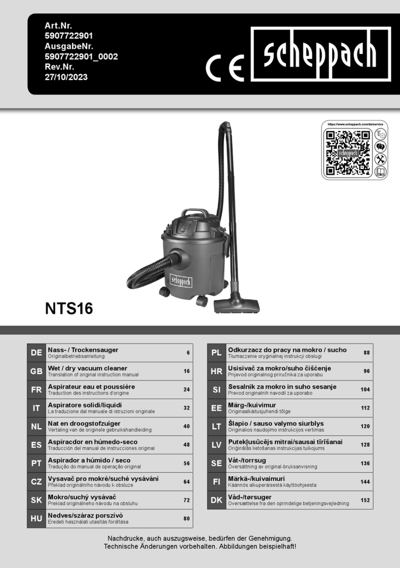 Scheppach NTS16 Instructions for use