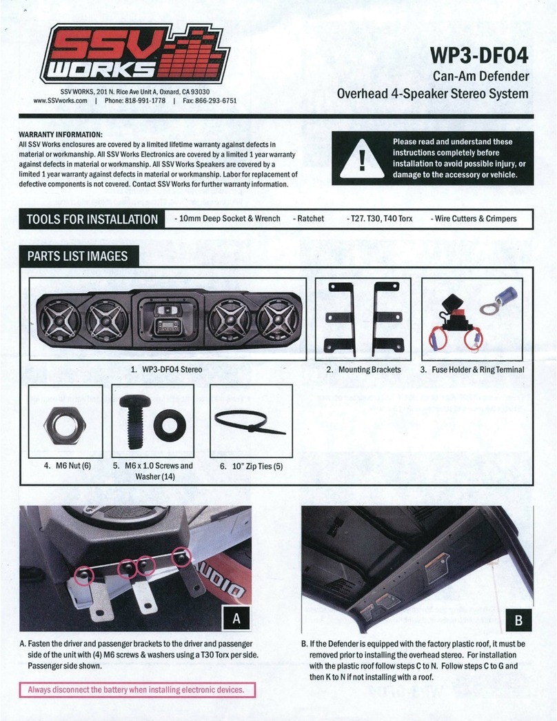 SSV Works WP3-DF04 manual