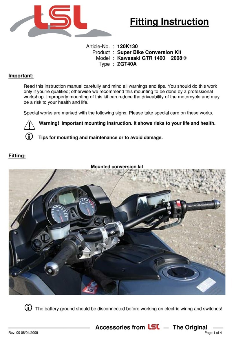 LSL ZGT40A FITTING INSTRUCTION