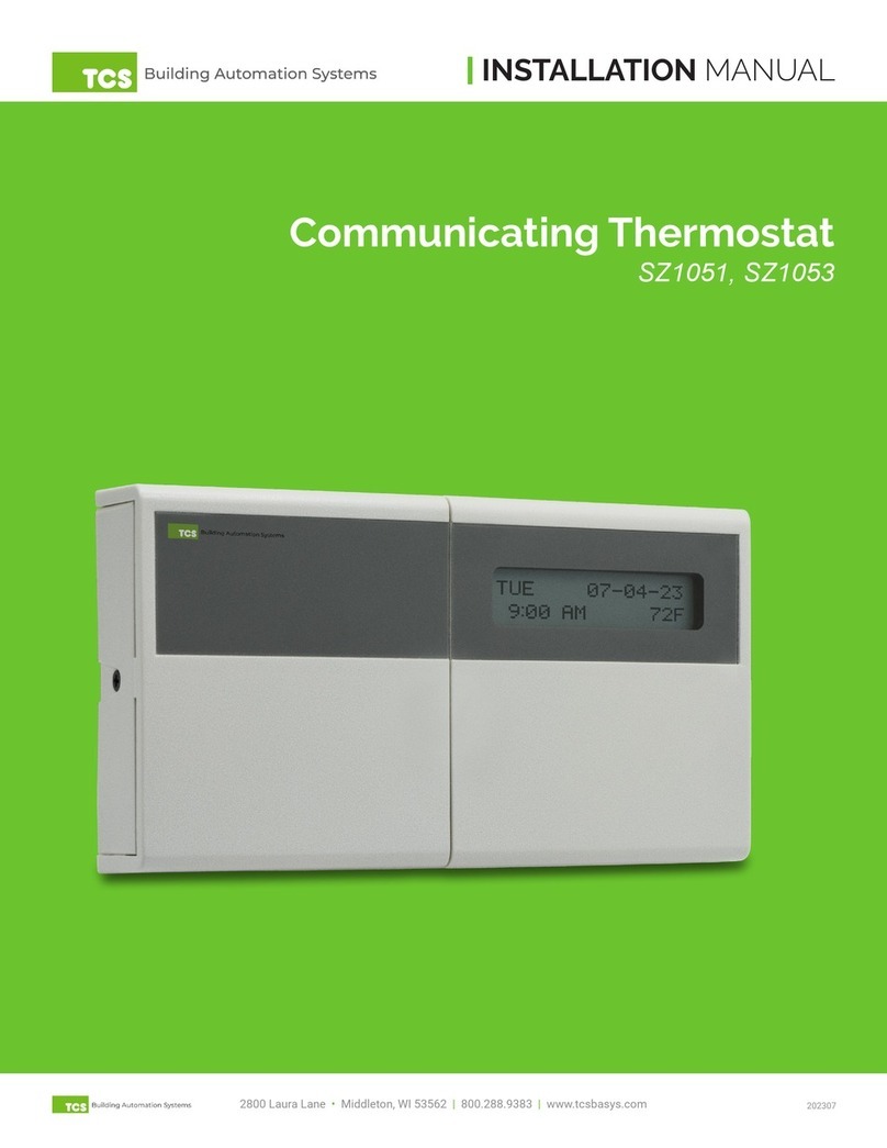 TCS SuperSTAT Series User manual