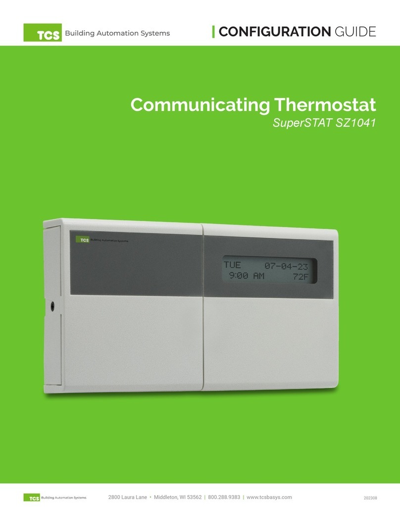 TCS SuperSTAT Series User manual