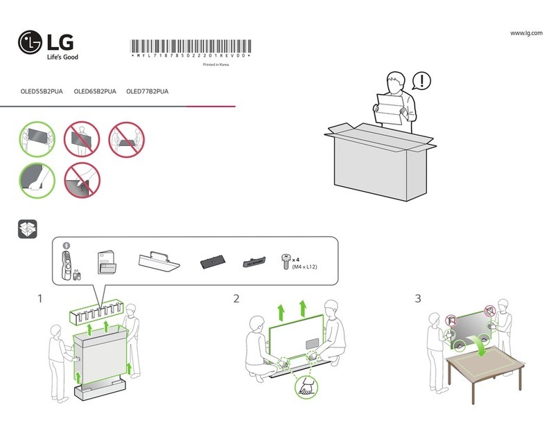 LG OLED55B2PUA User manual