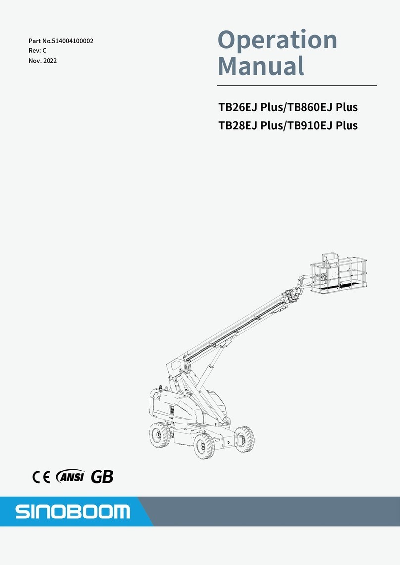 Sinoboom TB26EJ Plus Operation manual