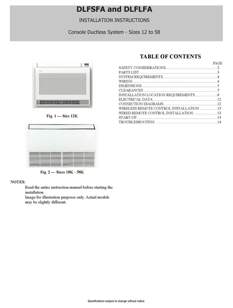 Carrier DLFSFA User manual