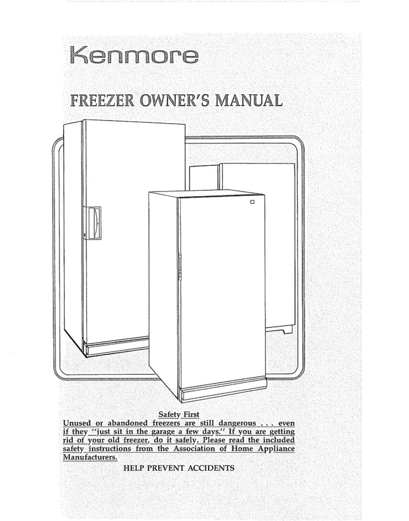 Kenmore 23738 owner's manual