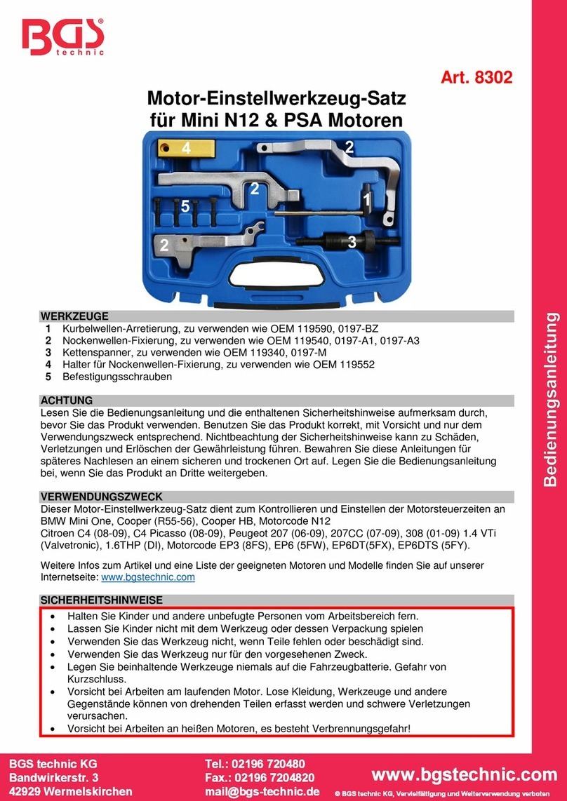 BGS technic 8302 instruction manual