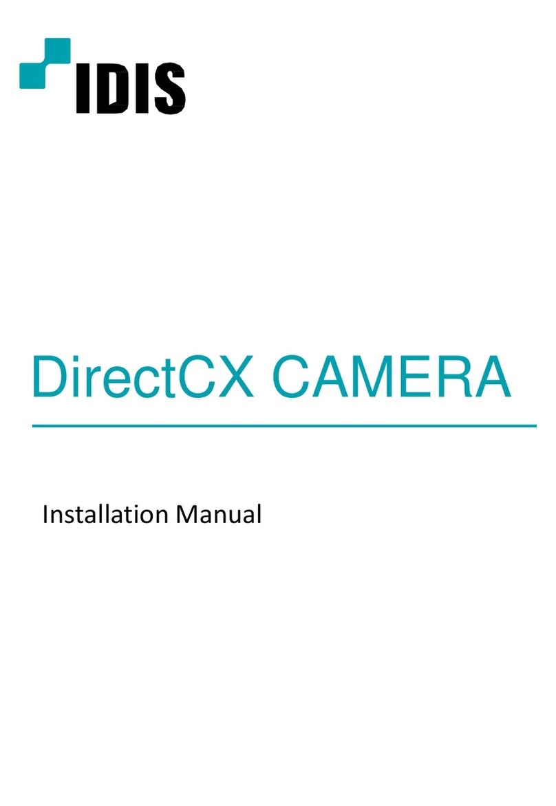 Idis DirectCX TC-D42 RX Series installation manual