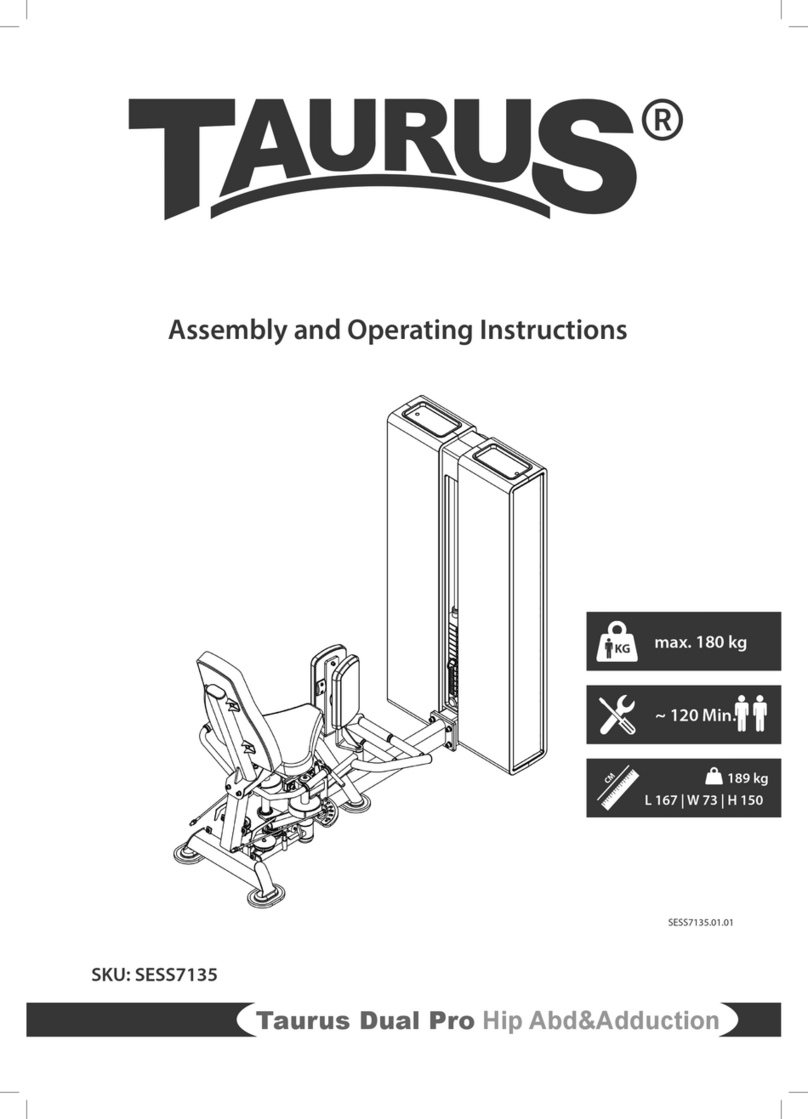 Taurus Dual Pro Hip Abd&Adduction User manual