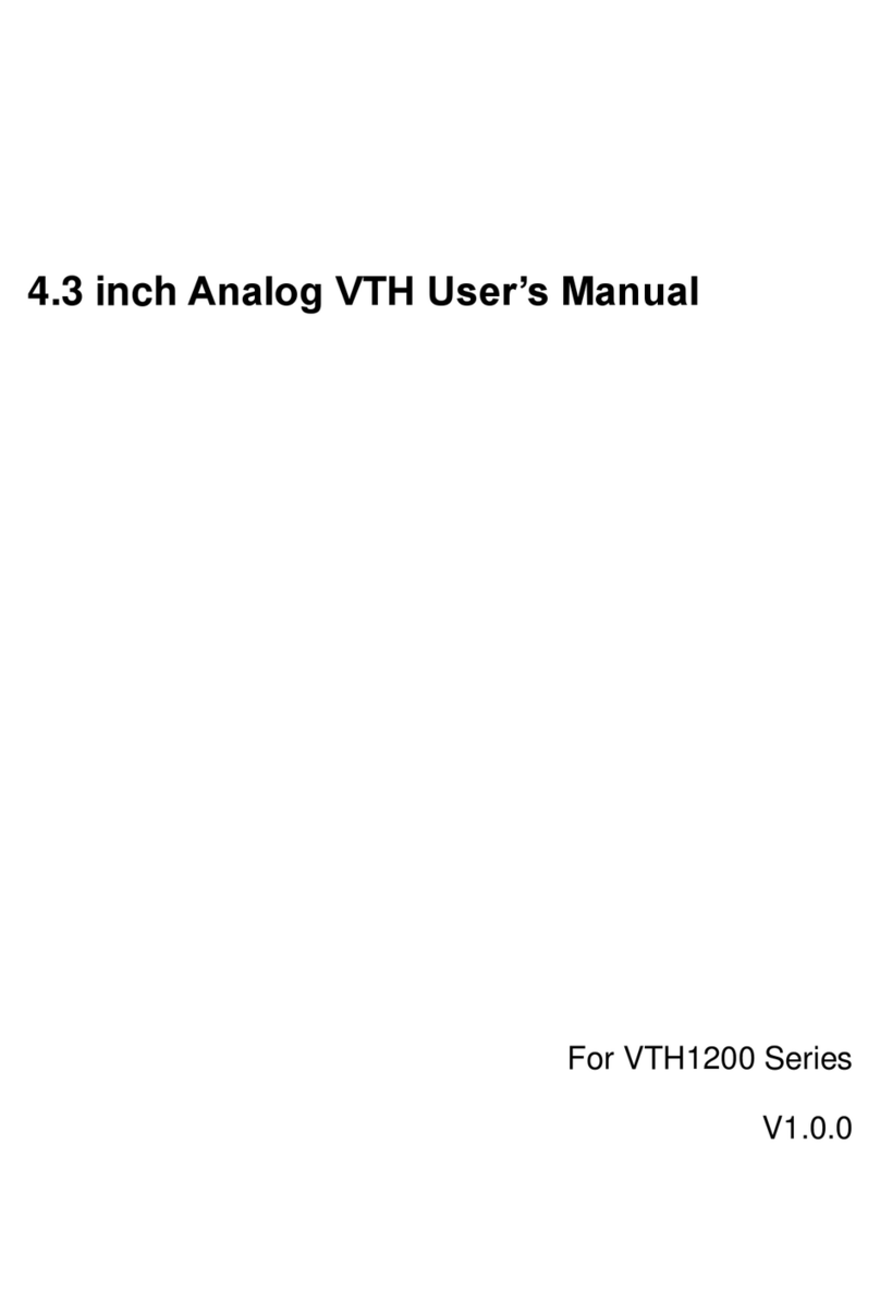 Dahua VTH1200 Series User manual