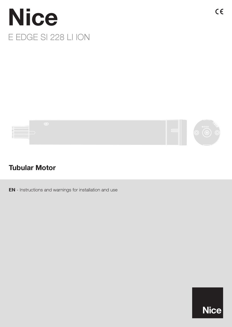 Nice E EDGE SI 228 LI ION Technical specifications
