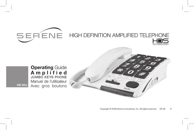 Serene HD-60J User manual