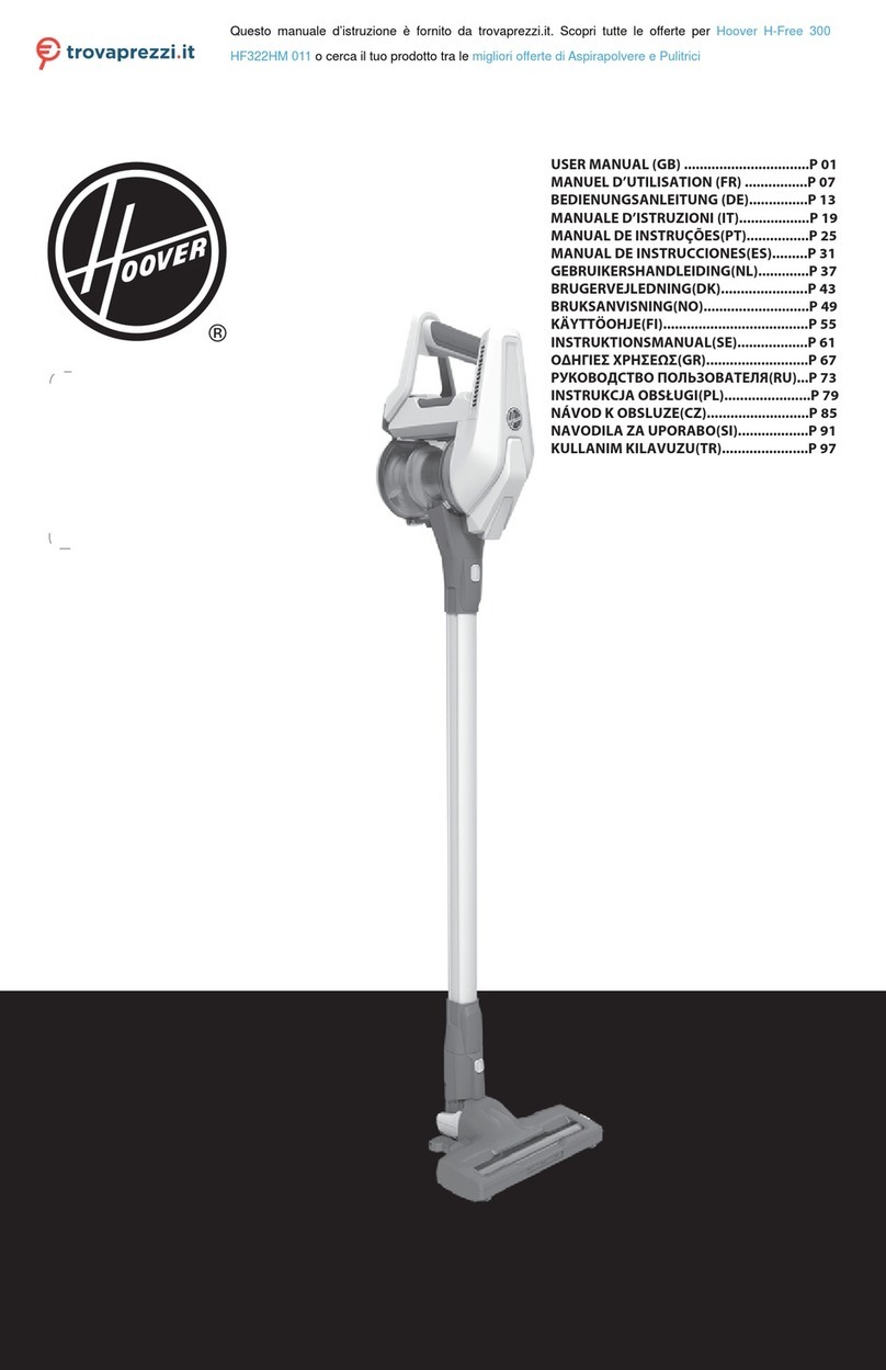Hoover HF322HM 011 User manual