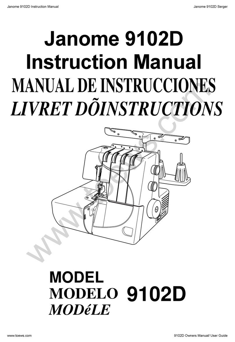 Janome 9102D - User manual