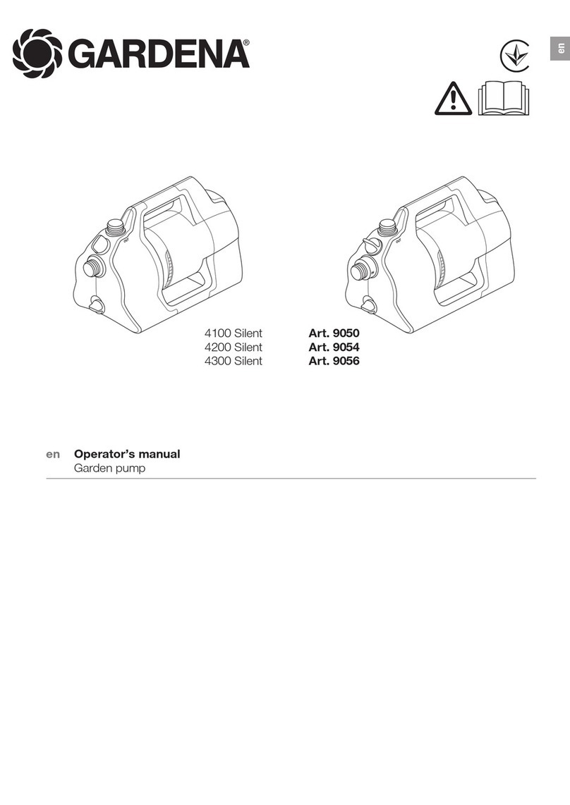 Gardena 4100 Silent Operator's manual