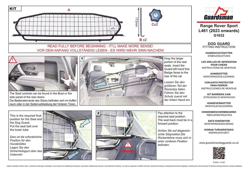 Guardsman G1632 Install guide