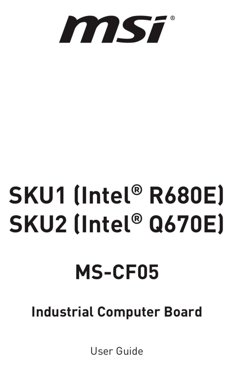 MSI MS-CF05-SKU1 User manual