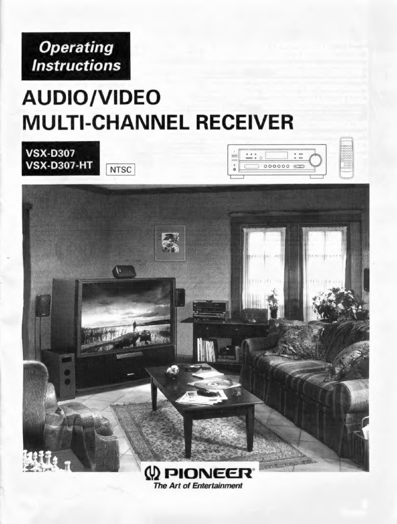 Pioneer VSX-D307 User manual