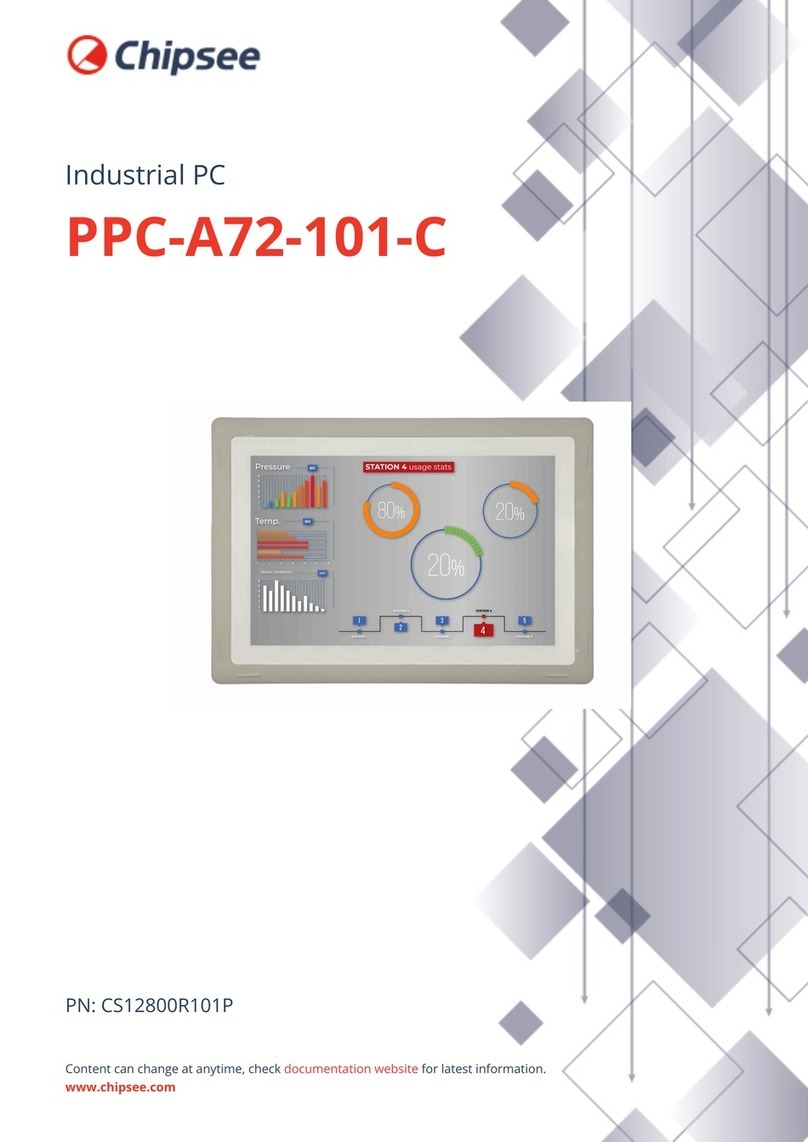Chipsee PPC-A72-101-C User manual