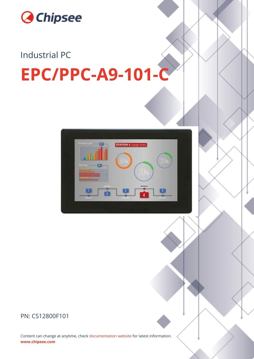 Chipsee EPC/PPC-A9-101-C User manual Chipsee EPC/PPC-A9-101-C User manual