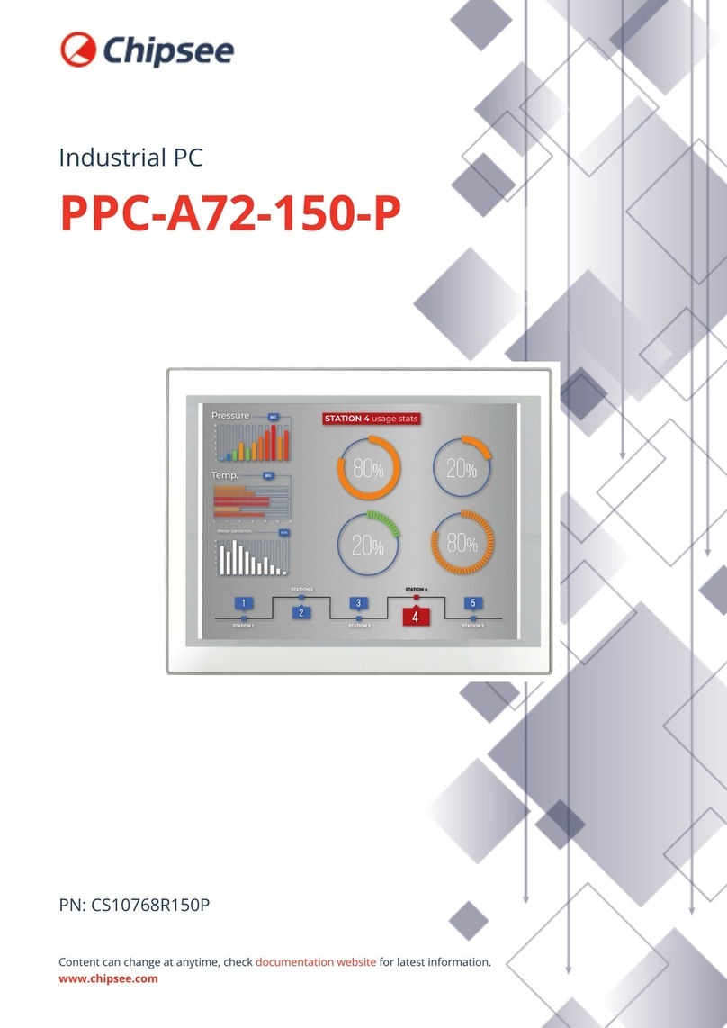 Chipsee PPC-A72-150-P User manual