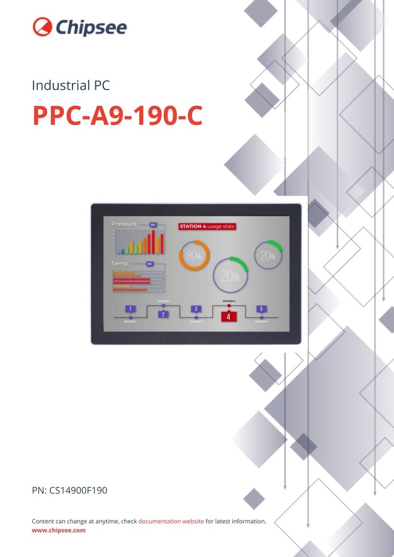 Chipsee PPC-A9-190-C User manual