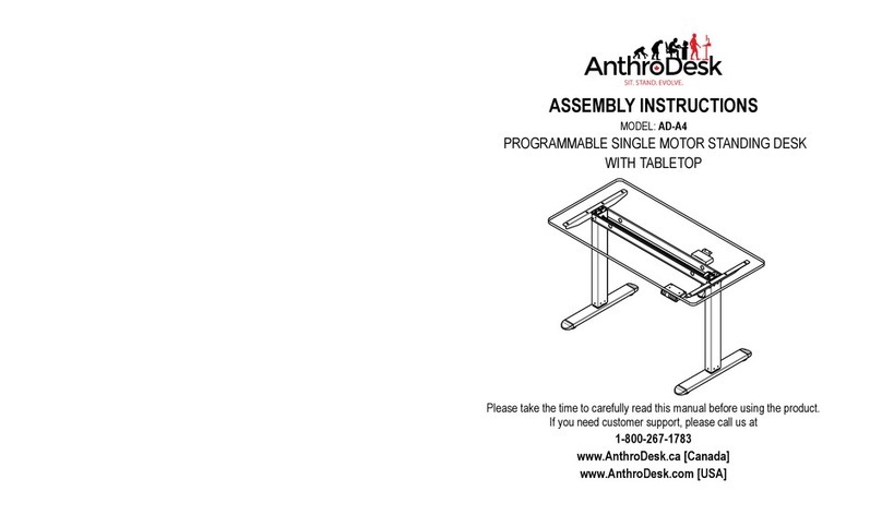 AnthroDesk AD-A4 Assembly instructions