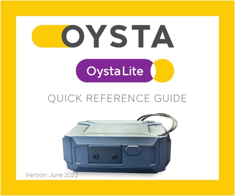 OYSTA Lite Quick reference guide