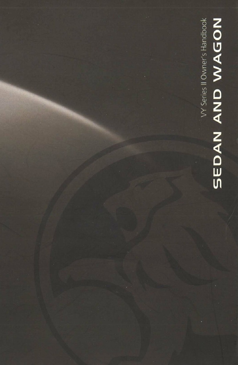 HOLDEN VY II SEDAN 2003 Series User guide