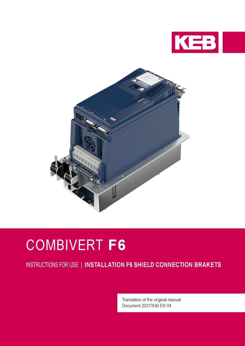 KEBCO COMBIVERT F6 Instructions for use