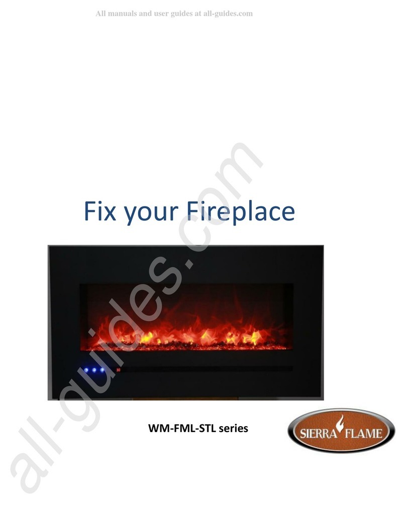Sierra Flame WM-FML-STL Series User manual Sierra Flame WM-FML-STL Series User manual