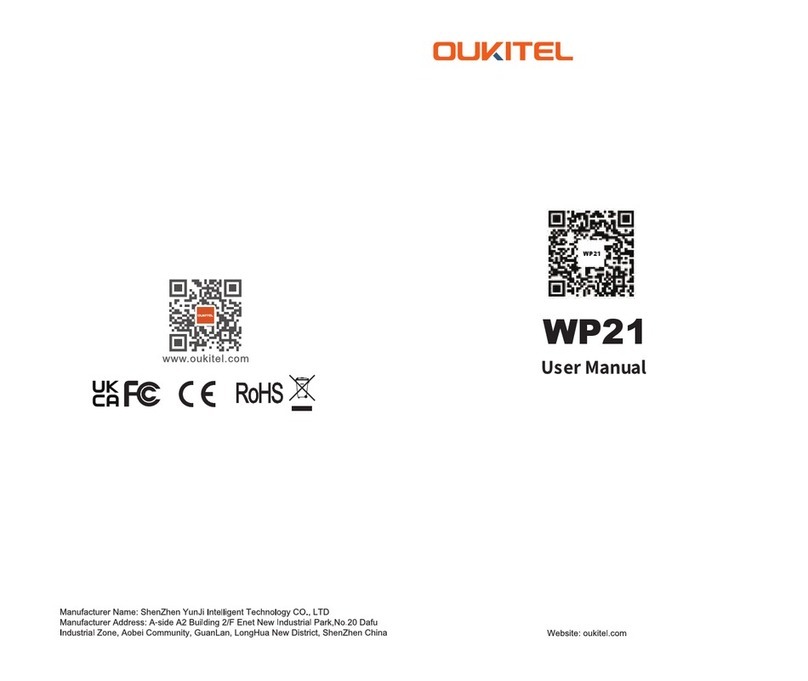 OUKITEL WP21 ULTRA User manual OUKITEL WP21 ULTRA User manual