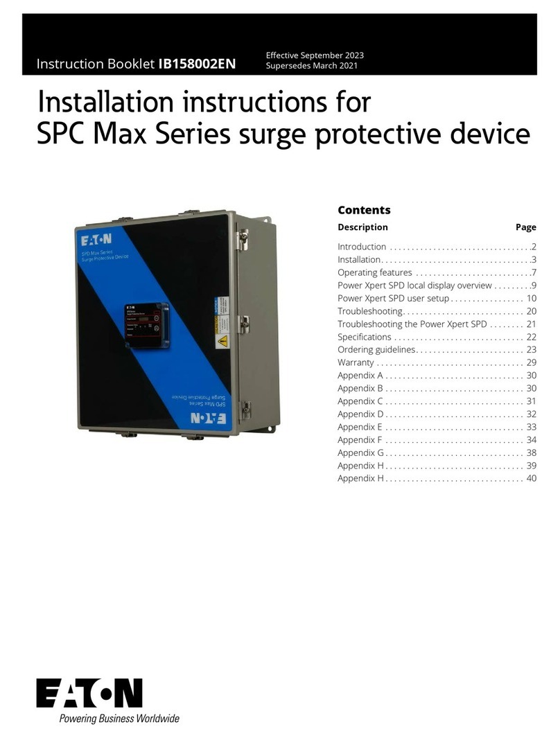 Eaton SPC Series installation instructions