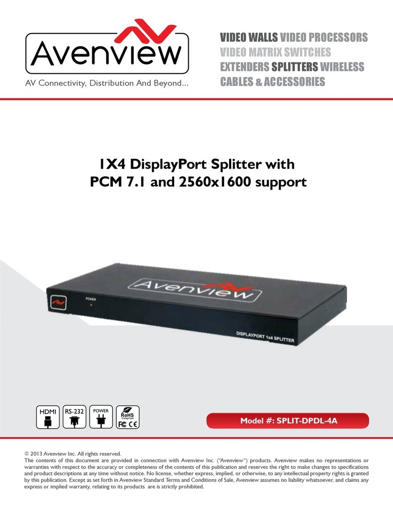 Avenview SPLIT-DPDL-4A manual