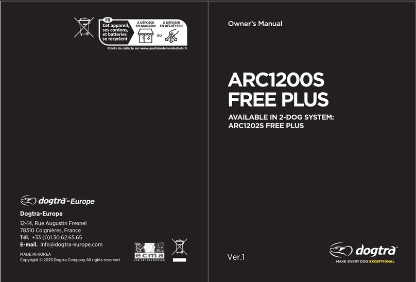Dogtra FREE PLUS ARC1200S owner's manual