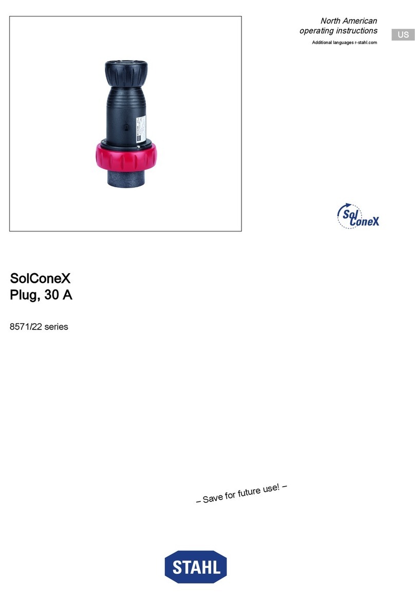 Stahl SolConeX 8571/22 Series operating instructions