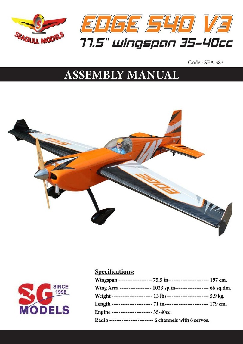 Seagull Models Zivko Edge 540 V3 User manual
