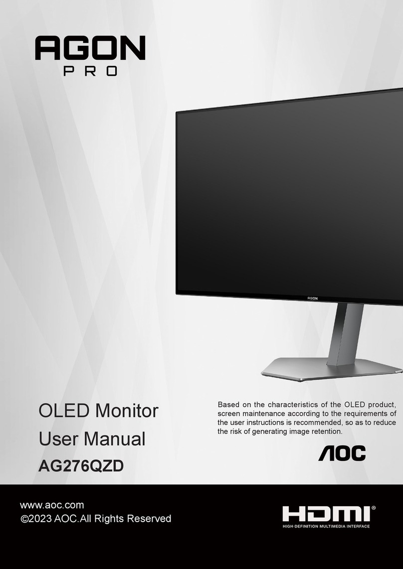 AOC AGON PRO User manual