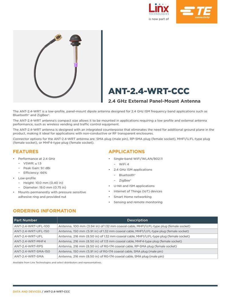 TE Connectivity Linx ANT-2.4-WRT-CCC manual